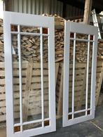 Klapdeuren voor binnen, Gebruikt, Overige typen, 150 tot 225 cm, Inclusief glas
