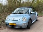 Mooie Volkswagen NEW Beetle 1.6 Cabriolet 75KW 2004 Blauw, Origineel Nederlands, 1267 kg, Te koop, Benzine