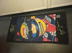 ayrton senna  badhanddoek, Verzamelen, Ophalen of Verzenden, Zo goed als nieuw, Auto's