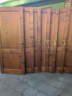 Binnendeuren Massief Eik incl. sloten, scharnieren en klinke, Ophalen, Binnendeur, Zo goed als nieuw, 200 tot 215 cm
