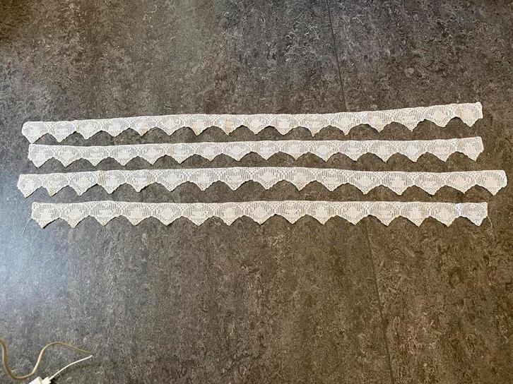 Handgehaakte zeer oude kastrandjes koffiemolen theepot kopje, Antiek en Kunst, Curiosa en Brocante, Ophalen of Verzenden
