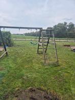 Gratis Speeltuin met Schommel en Klimrek, Ophalen of Verzenden, Gebruikt, Klimwand