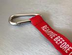 Remove Before Flight Sleutelhanger met Karabijnhaak Zilver, Verzamelen, Sleutelhangers, Nieuw, Transport, Verzenden