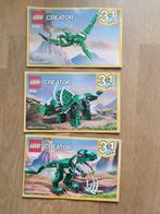 LEGO Machtige dinosaurussen (31058) - creator 3 in 1, Ophalen of Verzenden, Zo goed als nieuw, Complete set, Lego