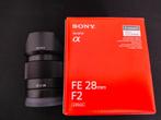 Sony FE 28mm F2, Audio, Tv en Foto, Fotografie | Lenzen en Objectieven, Groothoeklens, Ophalen of Verzenden, Zo goed als nieuw