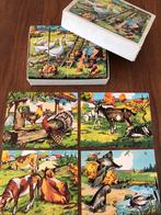 Vintage blokpuzzel, Antiek en Kunst, Antiek | Speelgoed, Ophalen