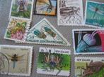 postzegels thema natuur, o.a. insecten, Postzegels en Munten, Postzegels | Thematische zegels, Ophalen of Verzenden, Gestempeld