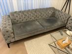 Chesterfield bank 2 stuks, Ophalen, Zo goed als nieuw, 75 tot 100 cm, 200 tot 250 cm