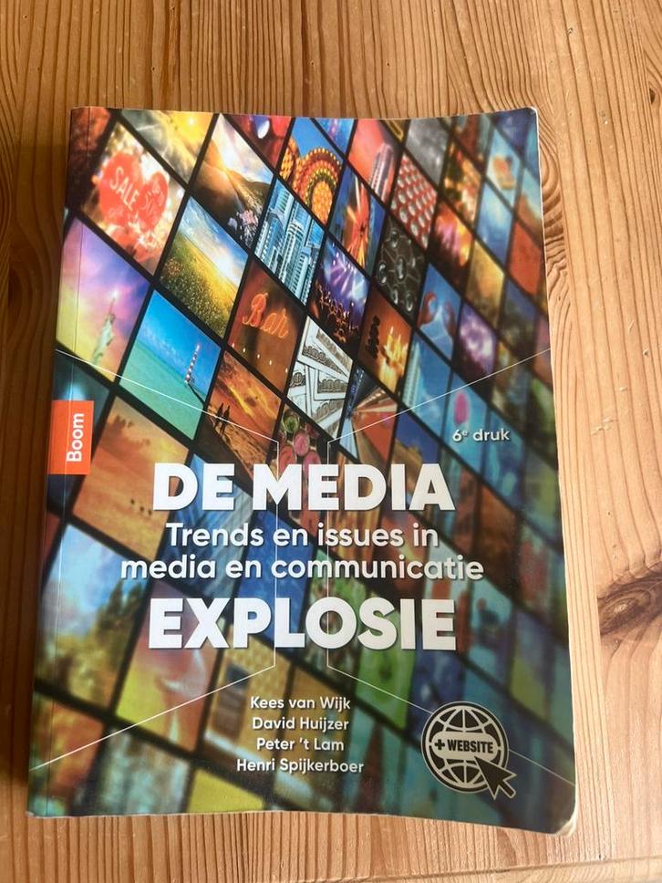 David Huijzer - De media-explosie, Boeken, Wetenschap, Zo goed als nieuw, Sociale wetenschap, Verzenden