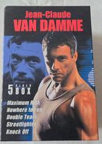 Jean Claude Van Damme 5 Video Box VHS Actie/Martial-Arts, Vanaf 16 jaar, Ophalen of Verzenden, Zo goed als nieuw, Actie en Avontuur