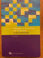 Methoden en Technieken van Onderzoek in de Criminologie, Gelezen, C.C.J.H. Bijleveld, Sociale wetenschap, Ophalen of Verzenden