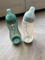 2x Babyflessen - Difrax, Ophalen of Verzenden, Gebruikt, Borstkolf