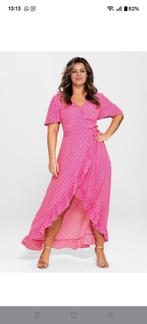 Miljuschka by Wehkamp wikkeljurk maat 44 print roze/roo, Kleding | Dames, Maat 42/44 (L), Ophalen of Verzenden, Zo goed als nieuw