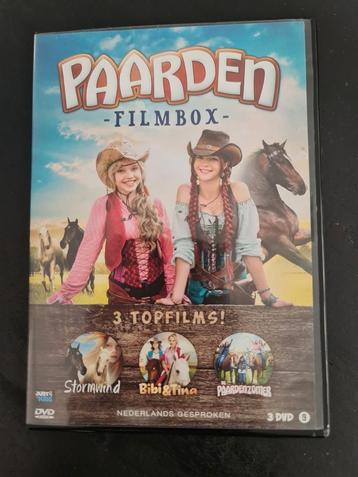 Paarden filmbox dvd 3 topfilms stormwind, paardenvoer, bibi beschikbaar voor biedingen