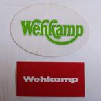 Twee oude stickers.  Wehkamp., Verzamelen, Ophalen of Verzenden, Zo goed als nieuw, Overige typen