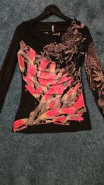 Desigual longsleeve shirt - maat S top desiqual, Zwart, Ophalen of Verzenden, Zo goed als nieuw, Lange mouw