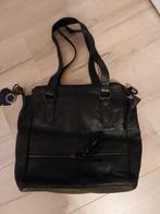 Zwarte leren tas van Legend, Ophalen of Verzenden, Zo goed als nieuw, Zwart, Schoudertasje