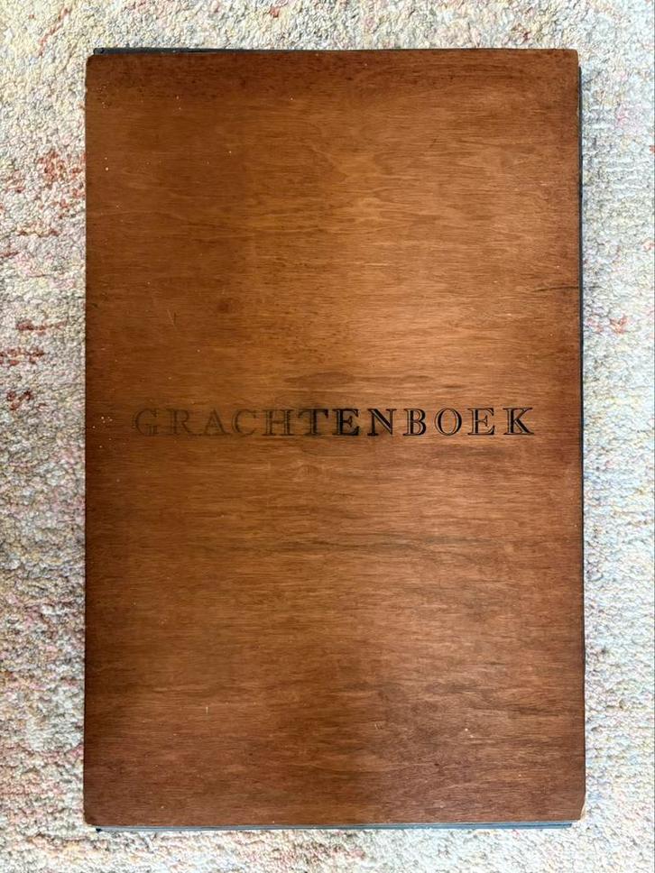 Vintage Grachtenboek Amsterdam - E. van Houten - 1962, Boeken, Kunst en Cultuur | Architectuur, Ophalen of Verzenden