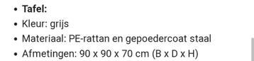 Nieuwe tuintafel vidaxl beschikbaar voor biedingen