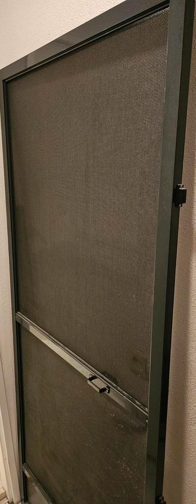 Aluminium hordeur, Doe-het-zelf en Verbouw, Deuren en Horren, Zo goed als nieuw, Hordeur, Minder dan 200 cm, Metaal, Ophalen