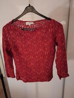 Anne Fontaine Rode Top Kant, Kleding | Dames, Blouses en Tunieken, Anne Fontaine, Ophalen of Verzenden, Zo goed als nieuw, Maat 36 (S)