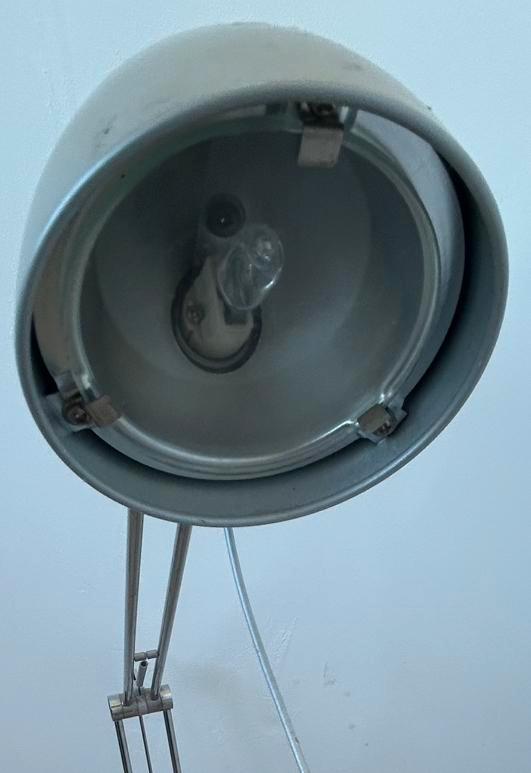 Ikea MCM "Antifoni" Chromen Bureaulamp verstelbare armkop, Huis en Inrichting, Lampen | Vloerlampen, Zo goed als nieuw, Minder dan 100 cm