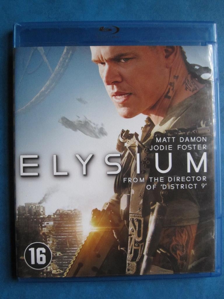 Elysium (2013) Blu-Ray, Ophalen of Verzenden, Zo goed als nieuw, Science Fiction en Fantasy