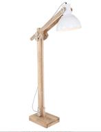 Scandinavische vloerlamp Light & Living Edward hout wit, Huis en Inrichting, Lampen | Vloerlampen, Ophalen, Zo goed als nieuw