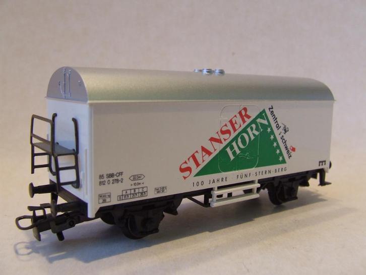MARKLIN koelwagen SBB-CFF  "STANSER HORN Zentral Schweiz", Hobby en Vrije tijd, Modeltreinen | H0, Nieuw, Wagon, Wisselstroom