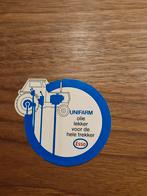 203 Vintage Esso Unifarm Sticker, Ophalen of Verzenden, Gebruikt