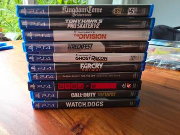 Diverse PS4 spellen beschikbaar voor biedingen