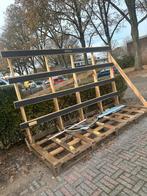 Houten constructie op pallet, Doe-het-zelf en Verbouw, Hout en Planken, Ophalen
