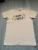 AZUKA dames beige run wild panterprint oversize shirt mt L, Kleding | Dames, T-shirts, Beige, Maat 42/44 (L), Ophalen of Verzenden