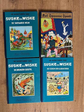 4x Suske & Wiske blauwe reeks hardkaft 1983/1984 nieuwstaat beschikbaar voor biedingen