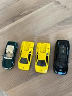 Maisto 1:40. 1 bmw , 1 Mercedes Benz en 2 Lamborghinis, Ophalen of Verzenden, Gebruikt, Auto's