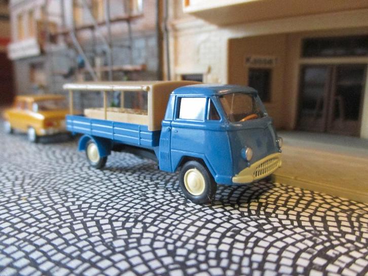 1964 Tempo Matador Hochpritsche - Epoche Groenten en Fruit, Hobby en Vrije tijd, Modelauto's | 1:87, Zo goed als nieuw, Bus of Vrachtwagen