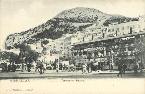 (379-161-009) Gibraltar Casemates Square, Verzamelen, Ansichtkaarten | Buitenland, Overig Europa, Verzenden
