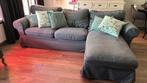 Ikea Ektorp HOES 3 zits plus chaise longue Grijs, Ophalen, Gebruikt