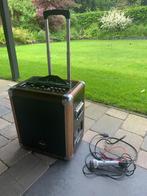 Alecto beamer muziekbox op wielen, Ophalen, Zo goed als nieuw, 120 watt of meer, Overige merken