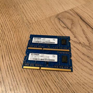 Elpida 4GB 1Rx8 DDR3 1600MHz  ( 2x 2GB ) beschikbaar voor biedingen