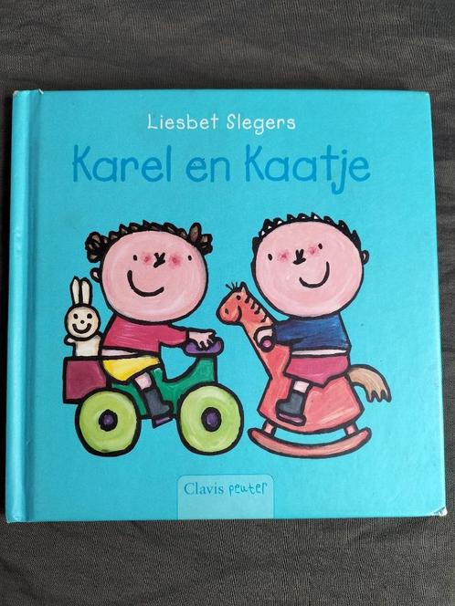 Liesbet Slegers - Karel en Kaatje, Boeken, Kinderboeken | Baby's en Peuters, Zo goed als nieuw, Ophalen of Verzenden