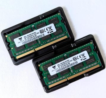 2x 8GB = 16GB DDR3 1600 MHz PC3-12800 SODIMM laptop geheugen beschikbaar voor biedingen