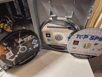 Tom Clancy's Splinter Cell + Pandora Tomorrow + Topspin ps2 beschikbaar voor biedingen