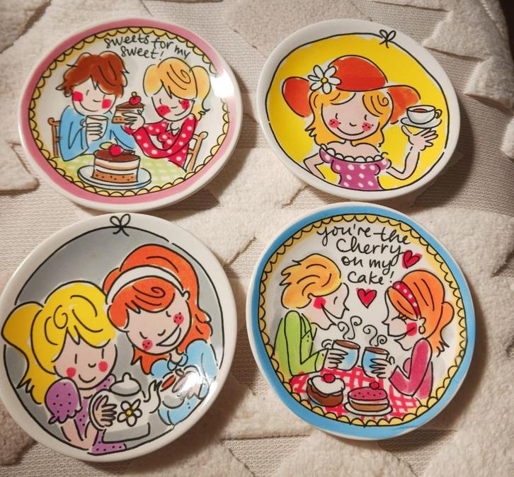 Blond Amsterdam bordjes, Huis en Inrichting, Keuken | Servies, Zo goed als nieuw, Overige typen, Blond Amsterdam, Aardewerk, Ophalen of Verzenden