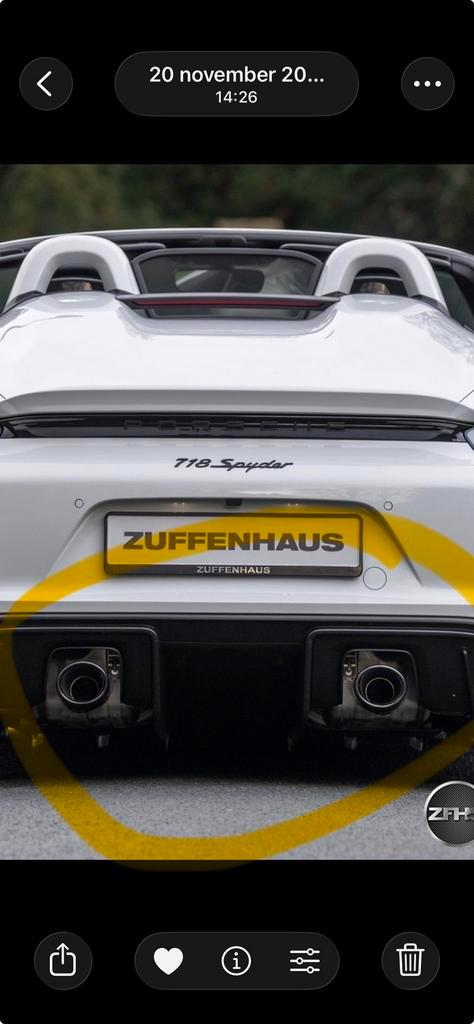 Uitlaatsierstuk - eindstukken Porsche ZGAN, Auto-onderdelen, Uitlaatsystemen, Porsche, Universele onderdelen, Gebruikt, Ophalen of Verzenden