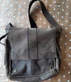 Tas Fossil bruin geruwd leer, Sieraden, Tassen en Uiterlijk, Tassen | Damestassen, Ophalen of Verzenden, Zo goed als nieuw, Bruin