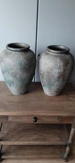 Daan Kromhout. Prachtige vazen / bloempotten. 38 cm., Huis en Inrichting, Woonaccessoires | Vazen, Overige kleuren, Aardewerk of Porselein