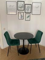 Eet tafel van 80cm, met stoelen, Huis en Inrichting, Complete eetkamers, Ophalen, Zo goed als nieuw, 4 tot 6 stoelen