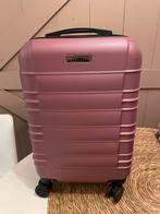 Roze koffer als nieuw, Sieraden, Tassen en Uiterlijk, Koffers, Ophalen, Hard kunststof, Minder dan 50 cm, Zo goed als nieuw