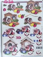 3d knipvellen diversen onderwerpen, Hobby en Vrije tijd, Ophalen, Nieuw, Overige thema's, Knipvel